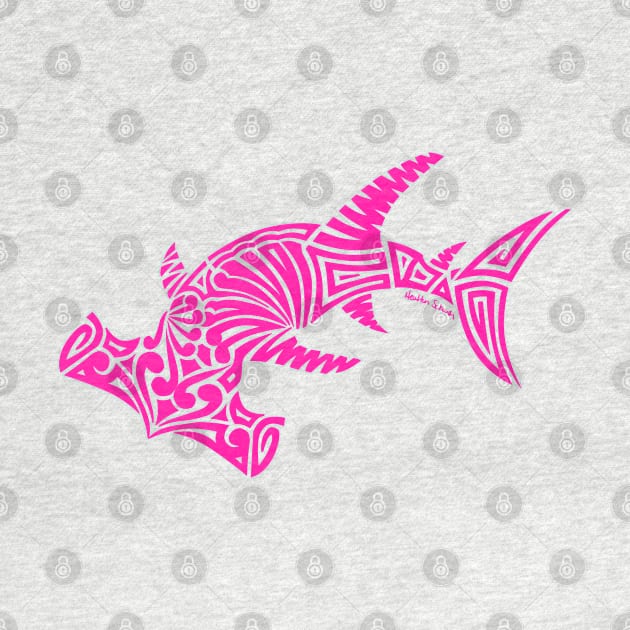 Tribal Hammerhead Shark by artsytoocreations